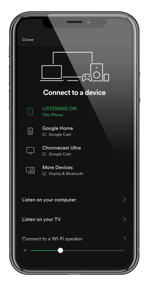 Spotify app chromecast iphone backup